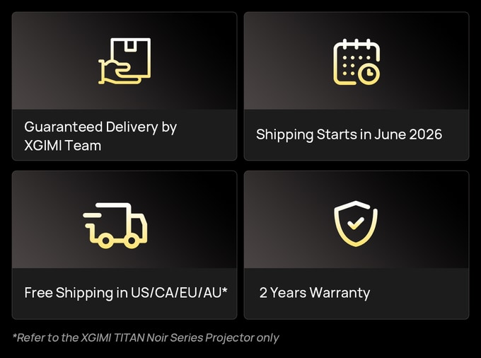 自宅が映画館になる4Kレーザープロジェクター「XGIMI TITAN Noir」の黒が本物すぎる 詳細1