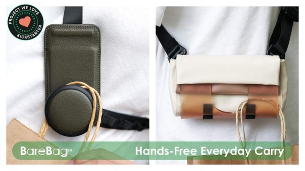 「フックに掛けるだけ」で両手が空く次世代EDCバッグ「BareBag」全モデル解説 メインビジュアル