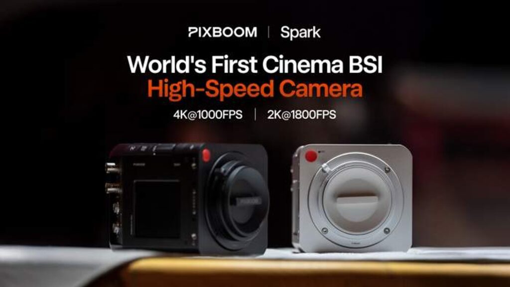4K 1000FPSが撮れる世界初のBSIハイスピードカメラ「Pixboom Spark」 メインビジュアル