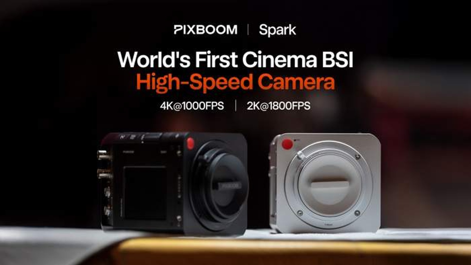 4K 1000FPSが撮れる世界初のBSIハイスピードカメラ「Pixboom Spark」 メインビジュアル
