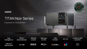 自宅が映画館になる4Kレーザープロジェクター「XGIMI TITAN Noir」の黒が本物すぎる メインビジュアル