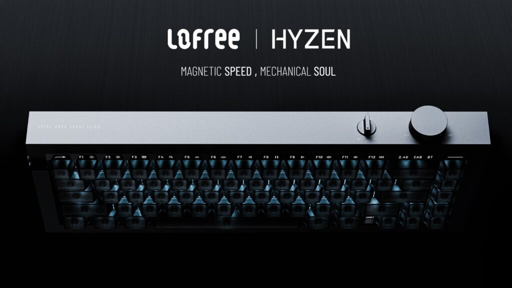 磁気もメカニカルも。世界初の両立キーボード「Hyzen」が打鍵体験を変える メインビジュアル
