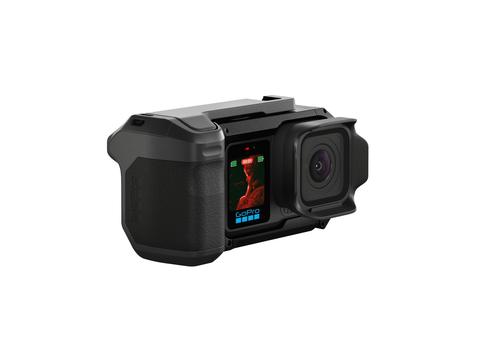 Point-and-Shoot Gripに装着したGoPro MISSION 1 PRO